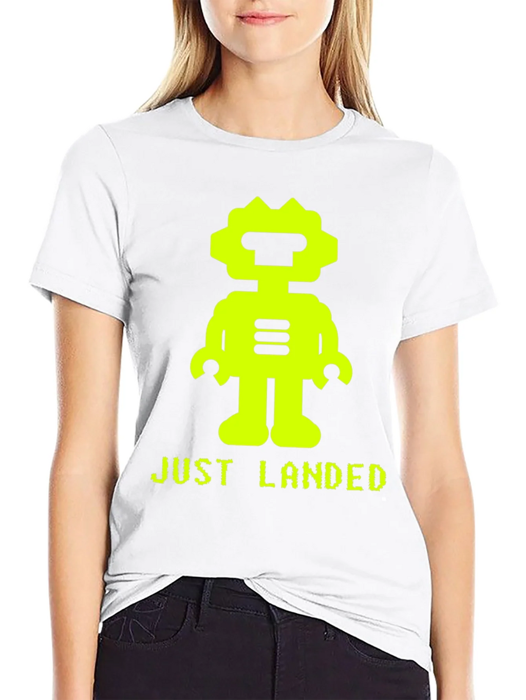 Just Landed Robot Graphic Tee