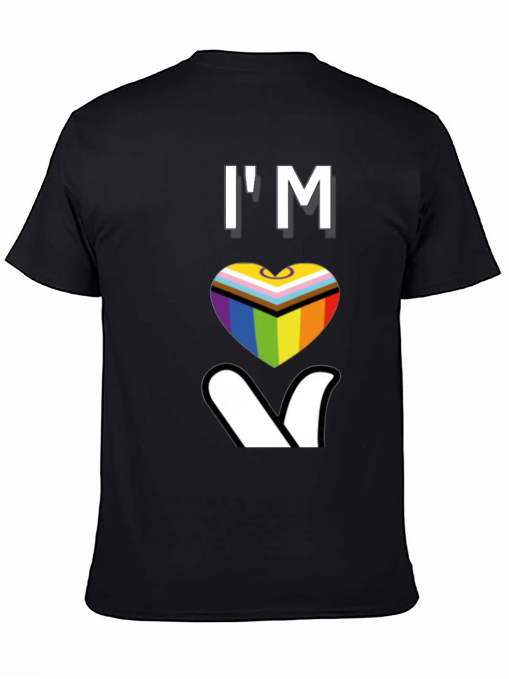 LGBTQ+ Pride Heart T-Shirt - Love Wins!