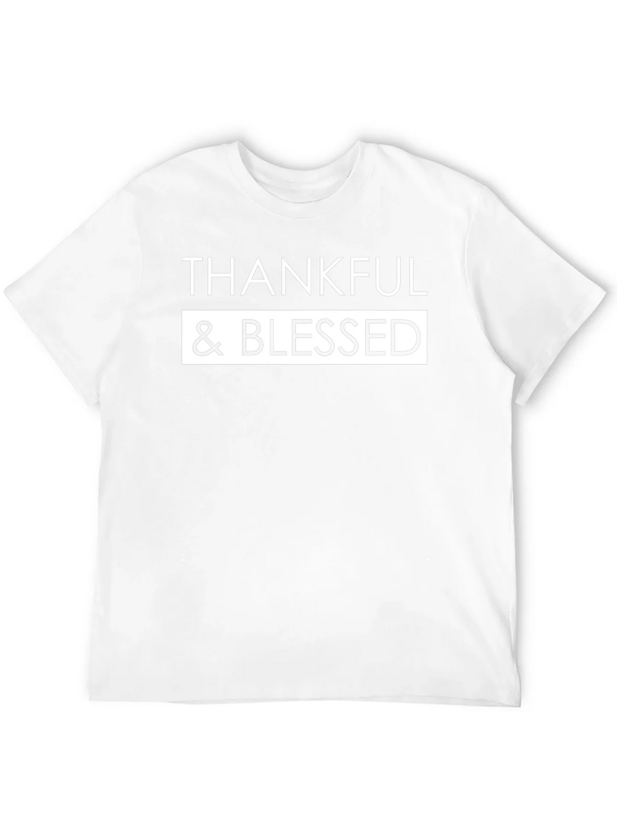 Thankful & Blessed Black Graphic Tee