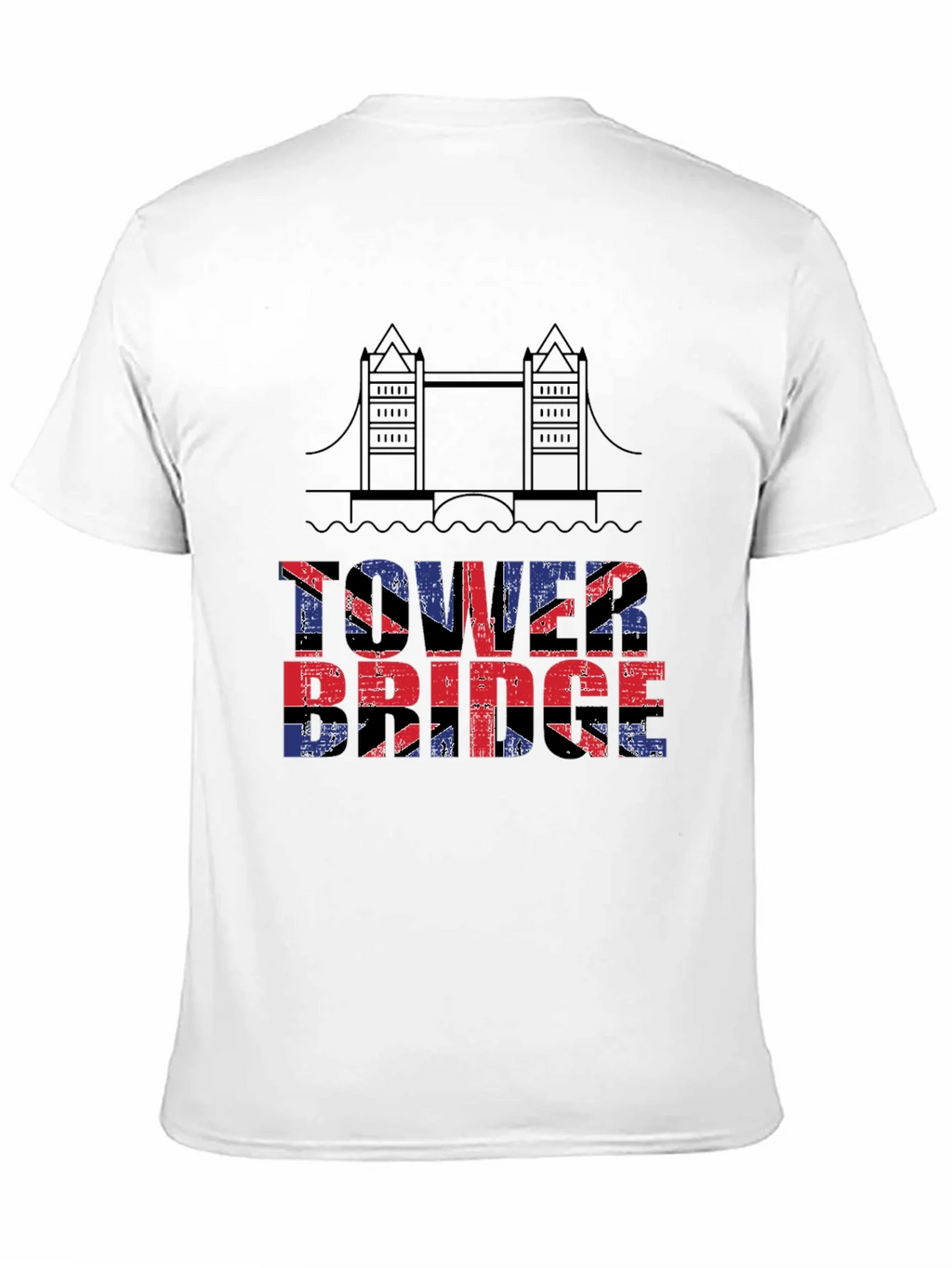 Tower Bridge UK Flag T-Shirt