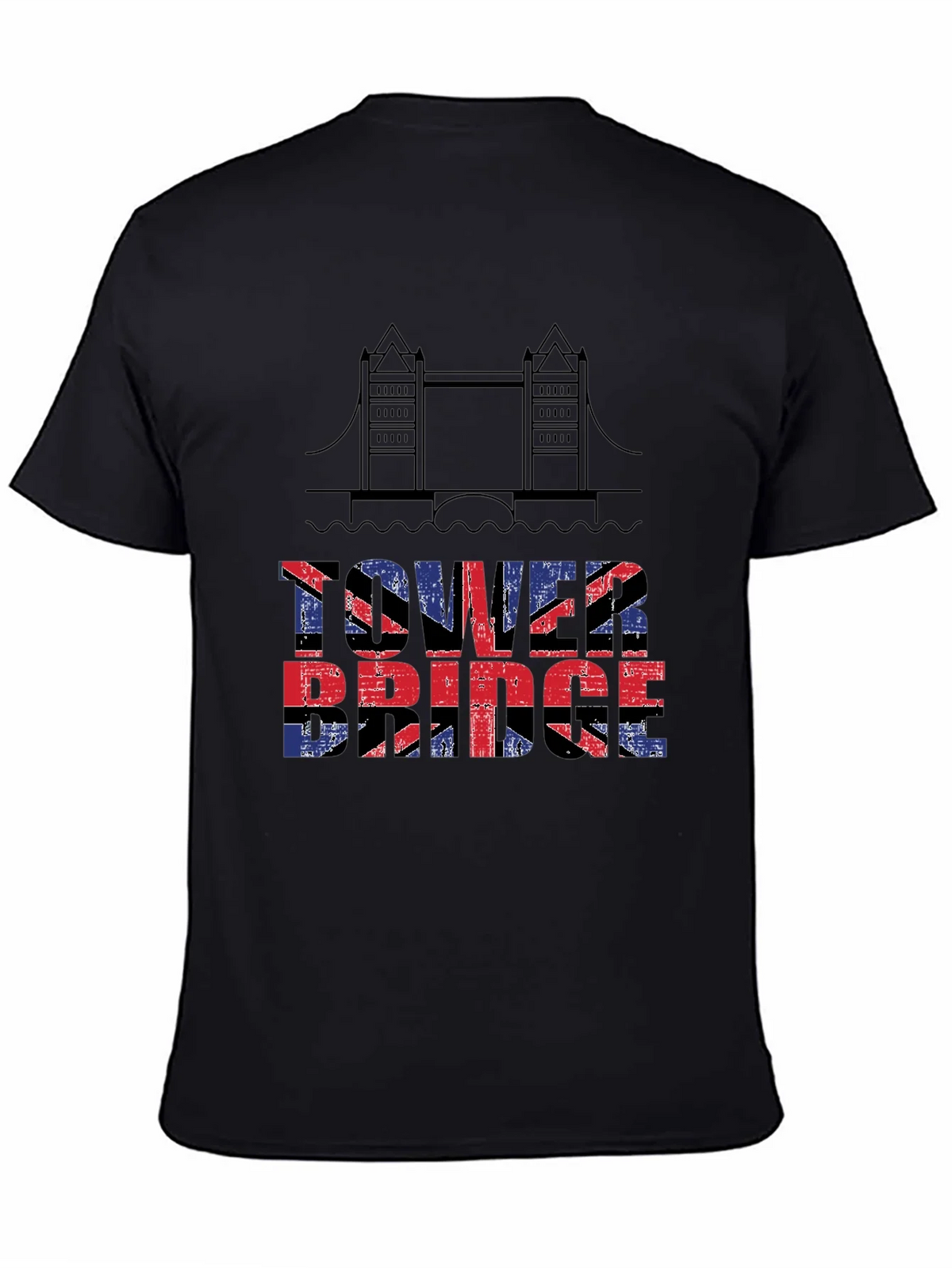 Tower Bridge UK Flag T-Shirt