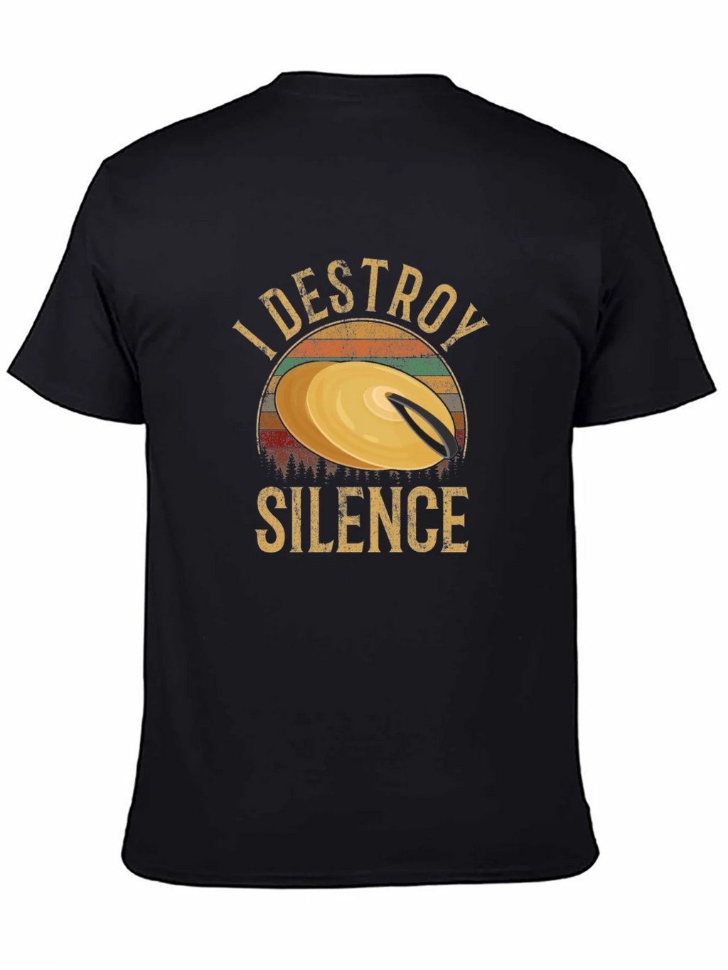 I Destroy Silence Drummer T-Shirt