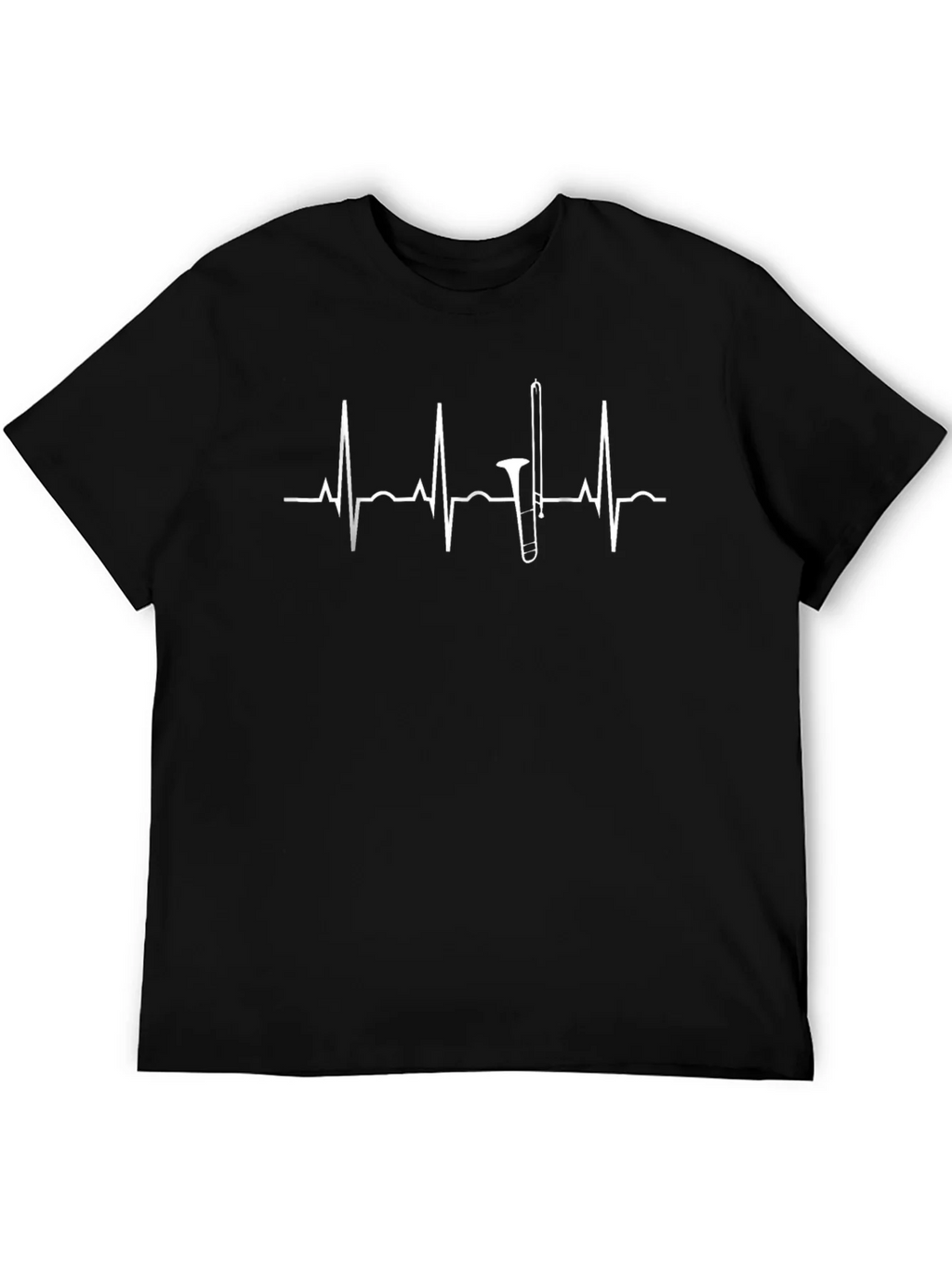 Trombone Heartbeat Graphic Tee