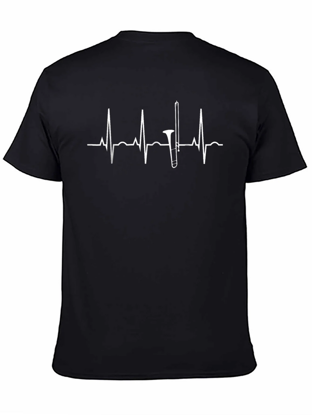 Trombone Heartbeat Graphic Tee