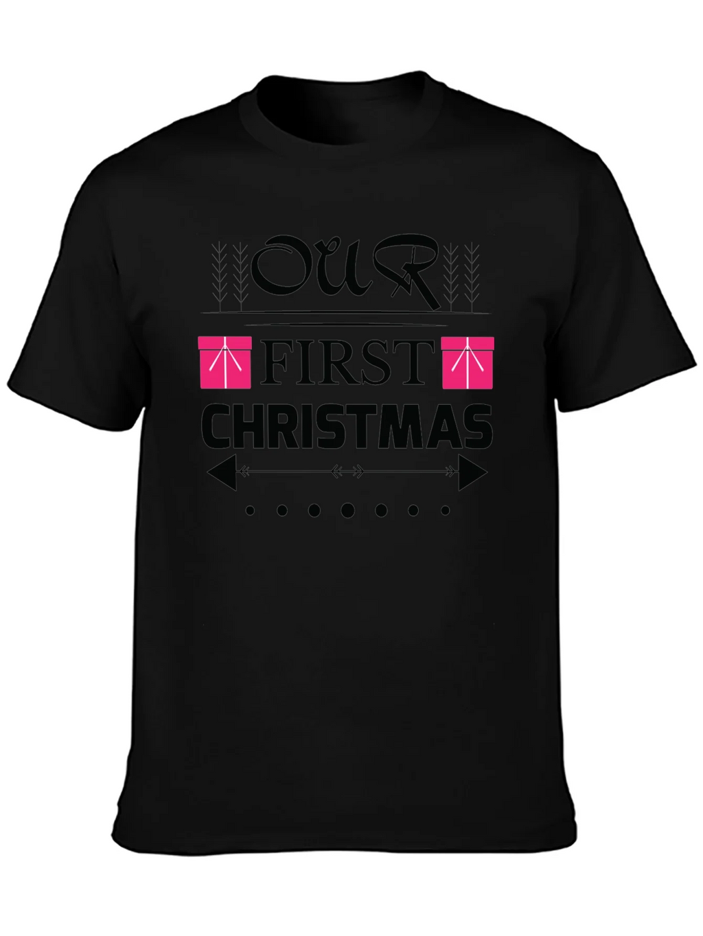 Our First Christmas T-Shirt - Festive Holiday Apparel