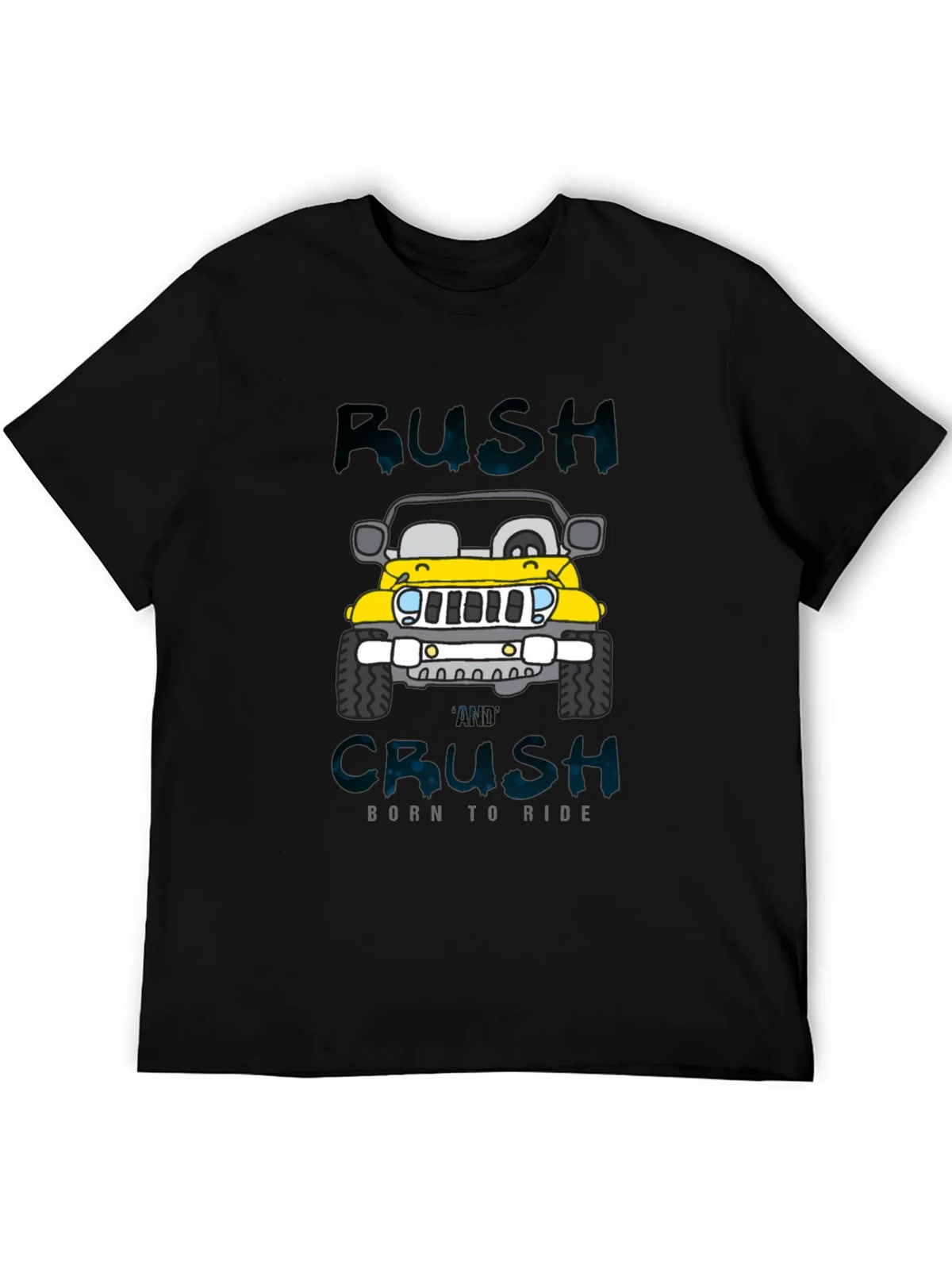 Rush and Crush Born to Ride Graphic T-Shirt