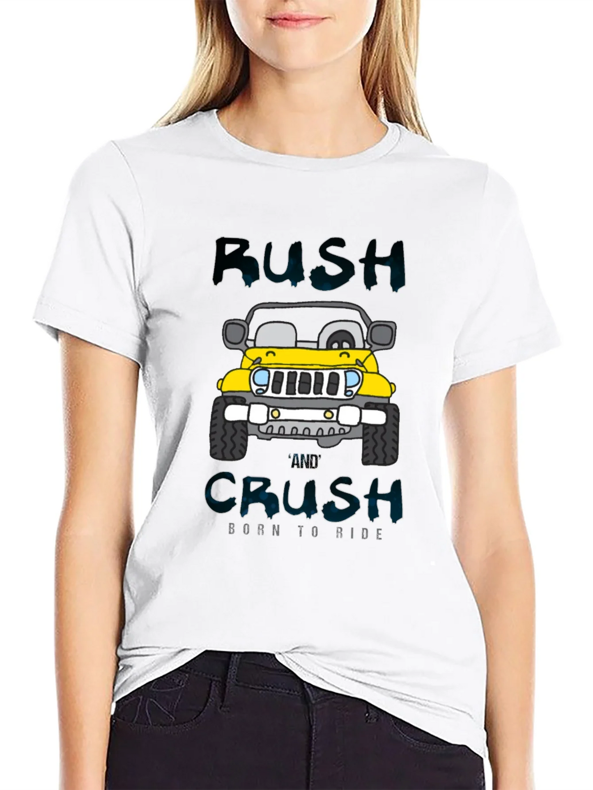 Rush and Crush Born to Ride Graphic T-Shirt