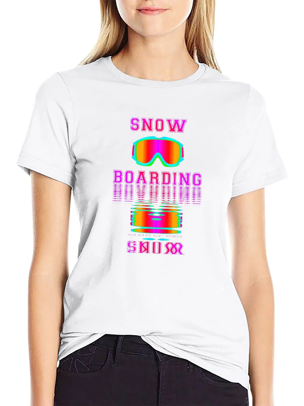 Snowboarding Skiing Retro T-Shirt
