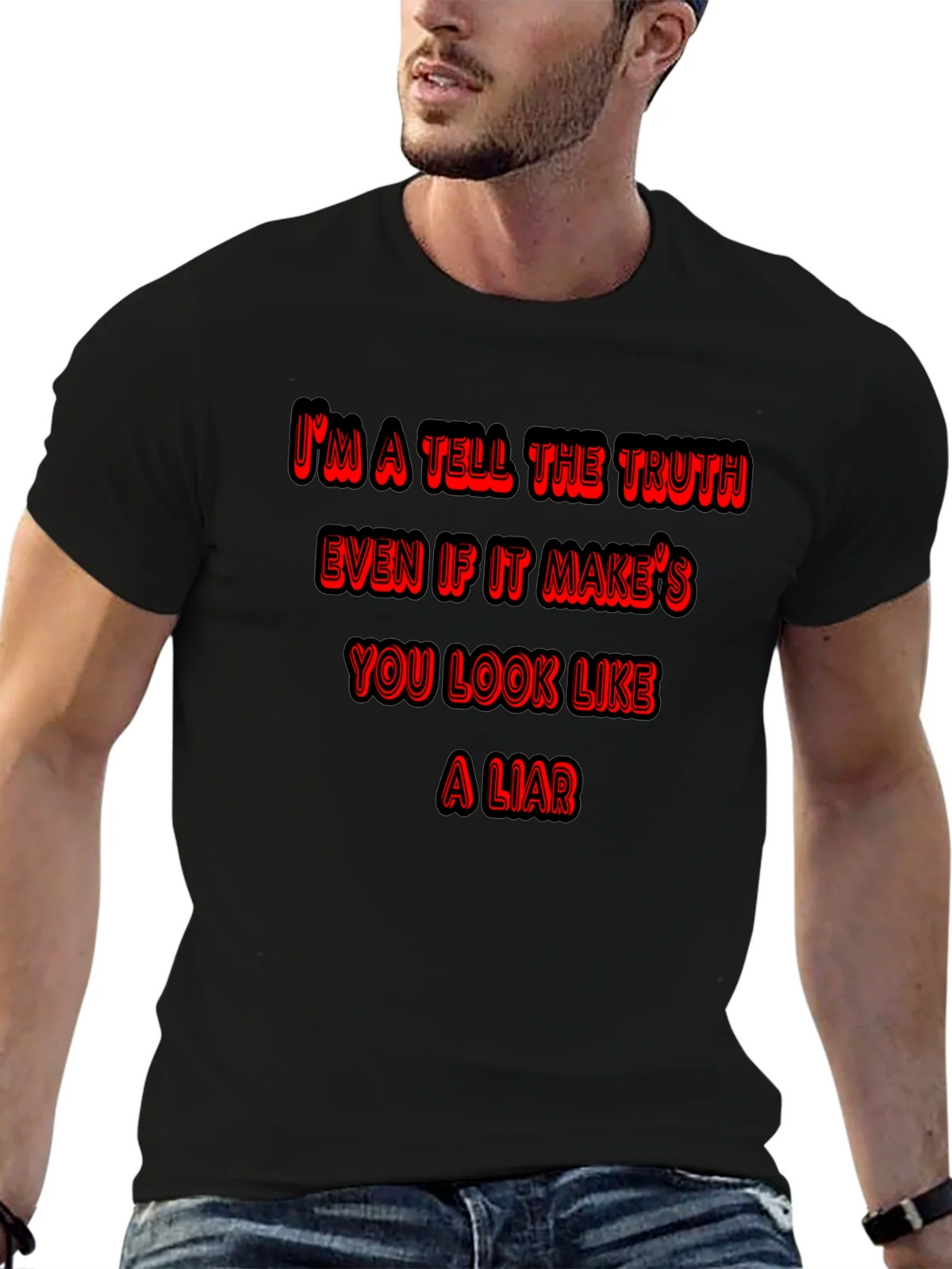 Truth Teller Black Graphic Tee