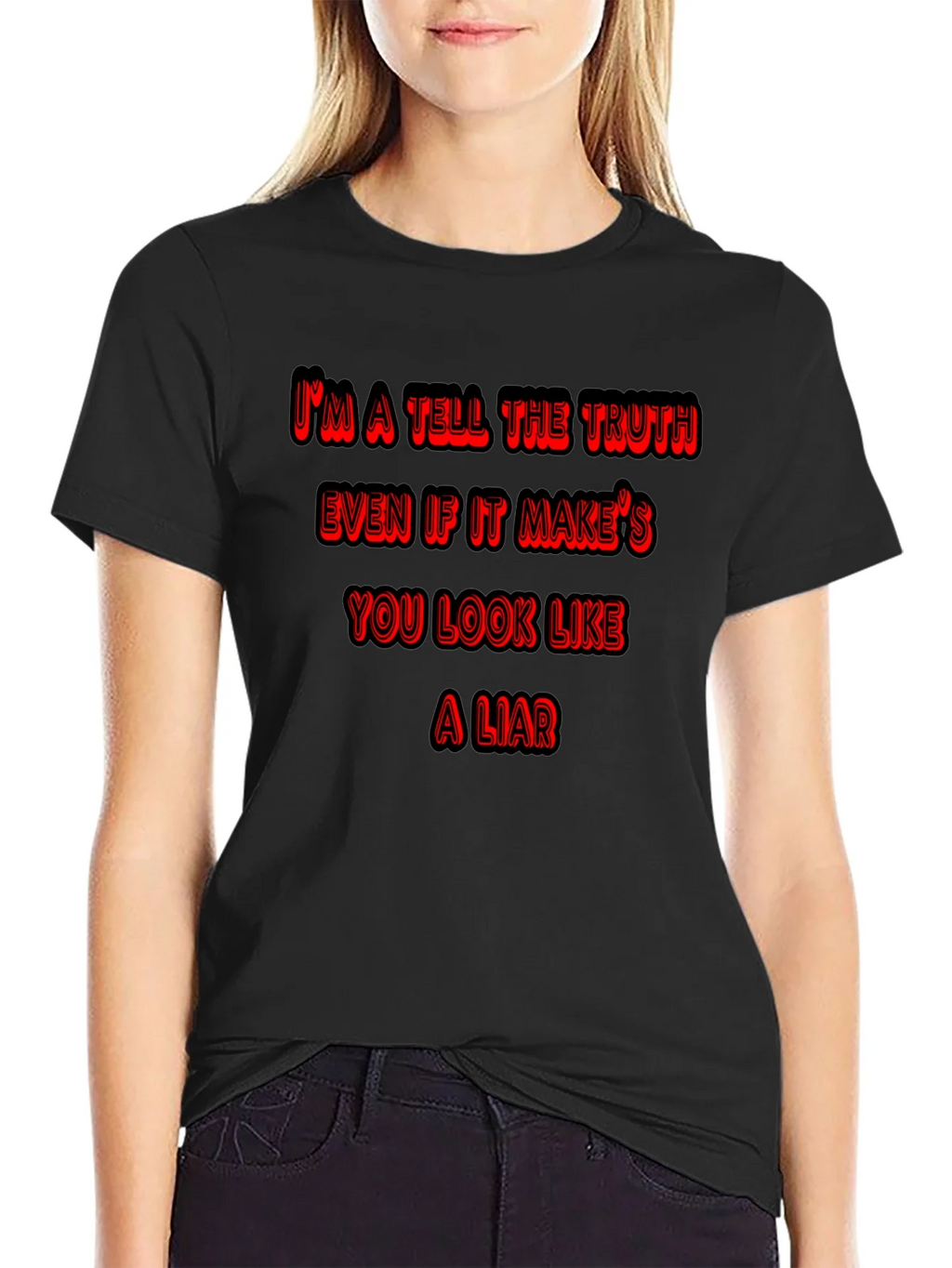 Truth Teller Black Graphic Tee