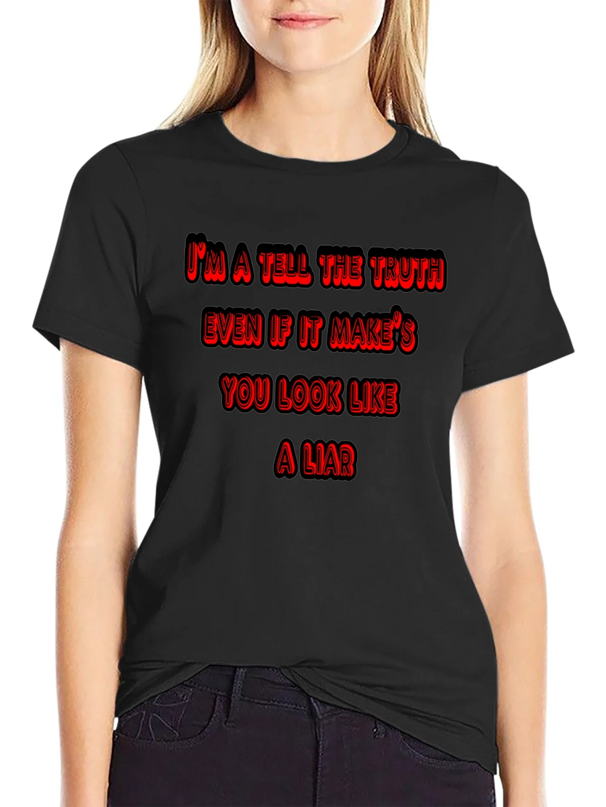 Truth Teller Black Graphic Tee