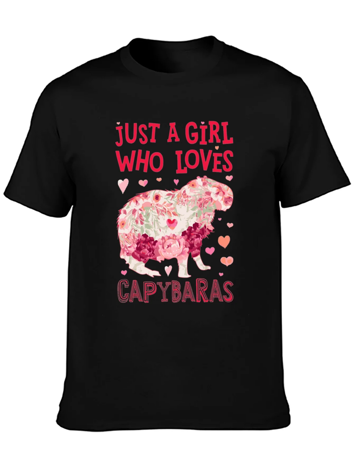 Just A Girl Who Loves Capybaras T-Shirt
