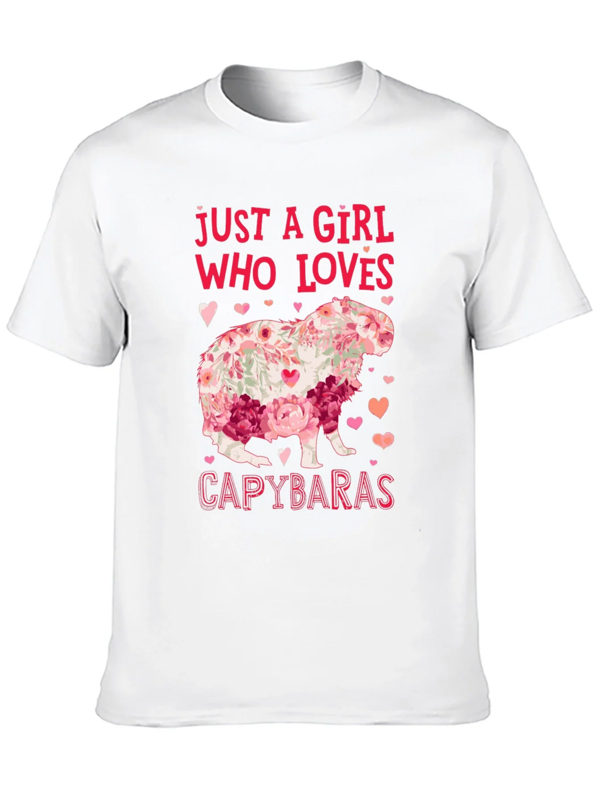 Just A Girl Who Loves Capybaras T-Shirt