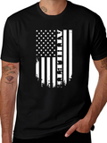 Athlete USA Flag Graphic T-Shirt