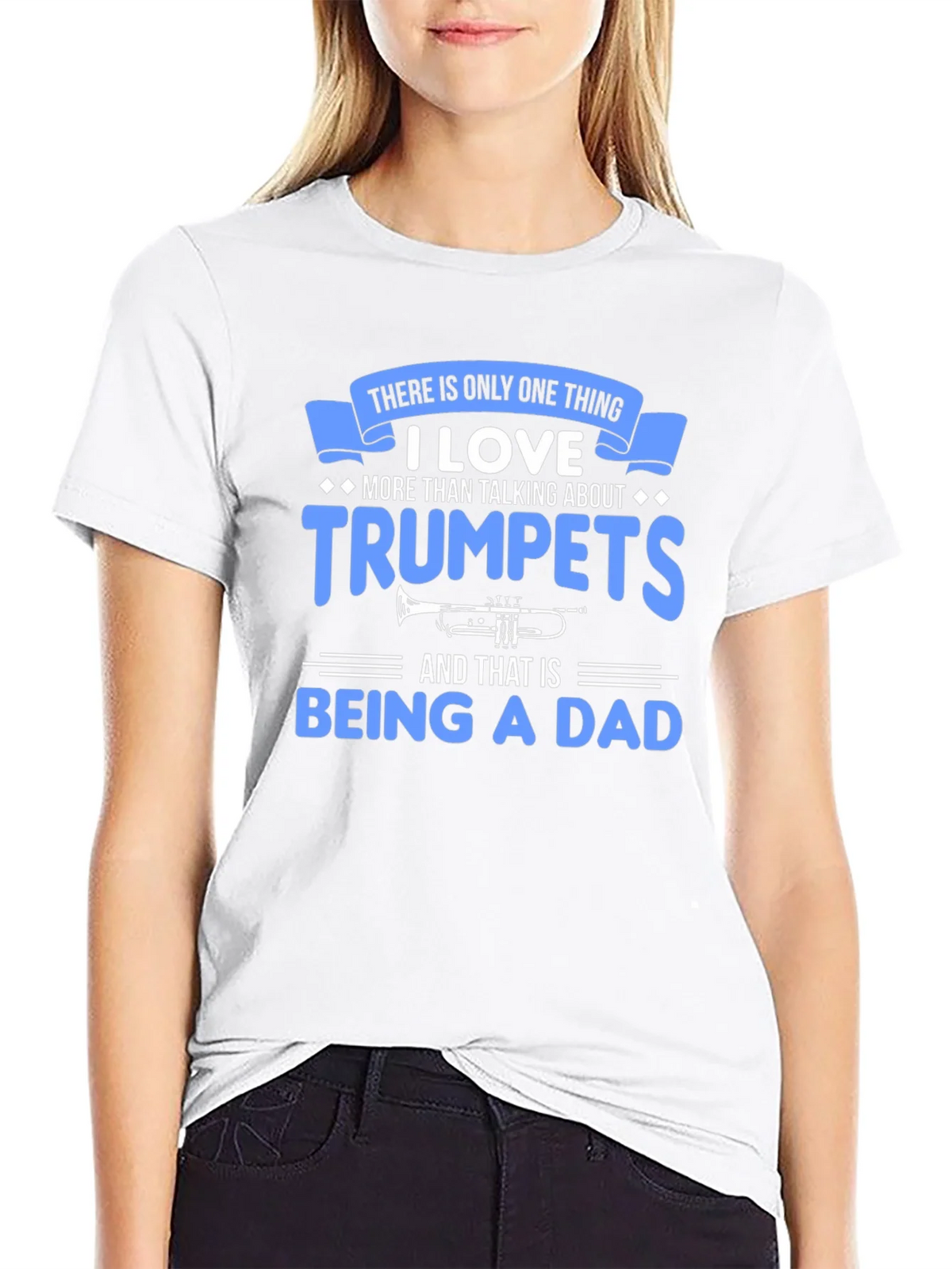 Trumpet Dad T-Shirt - Musician Father Gift