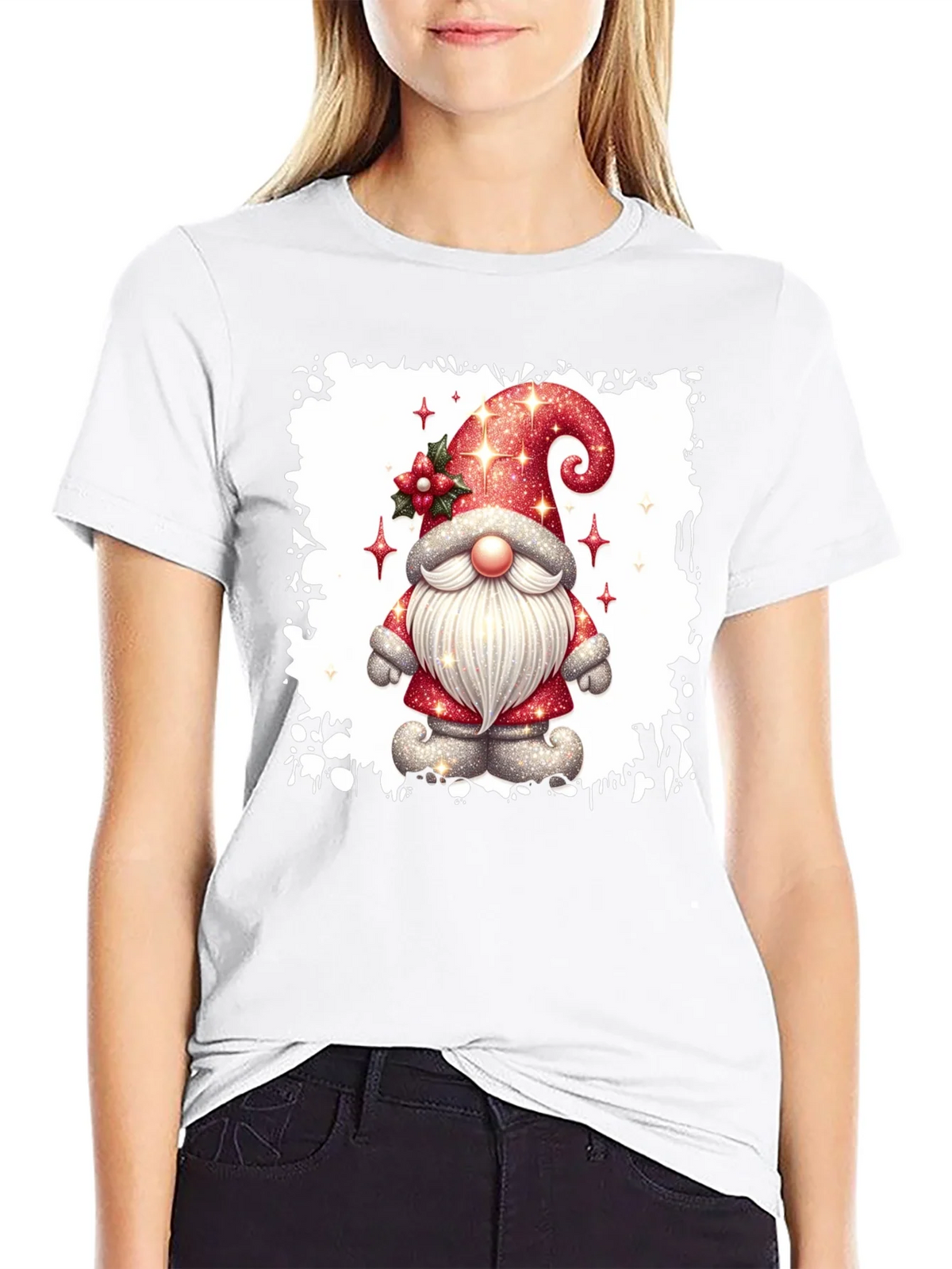 Christmas Gnome T-Shirt Festive Holiday Style