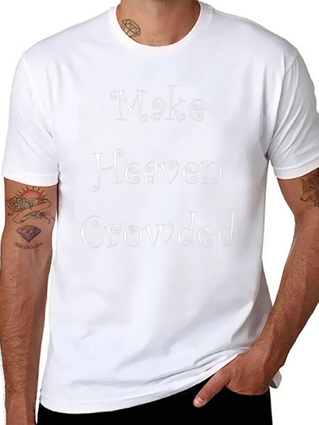 Make Heaven Crowded Graphic Tee - Christian T-Shirt