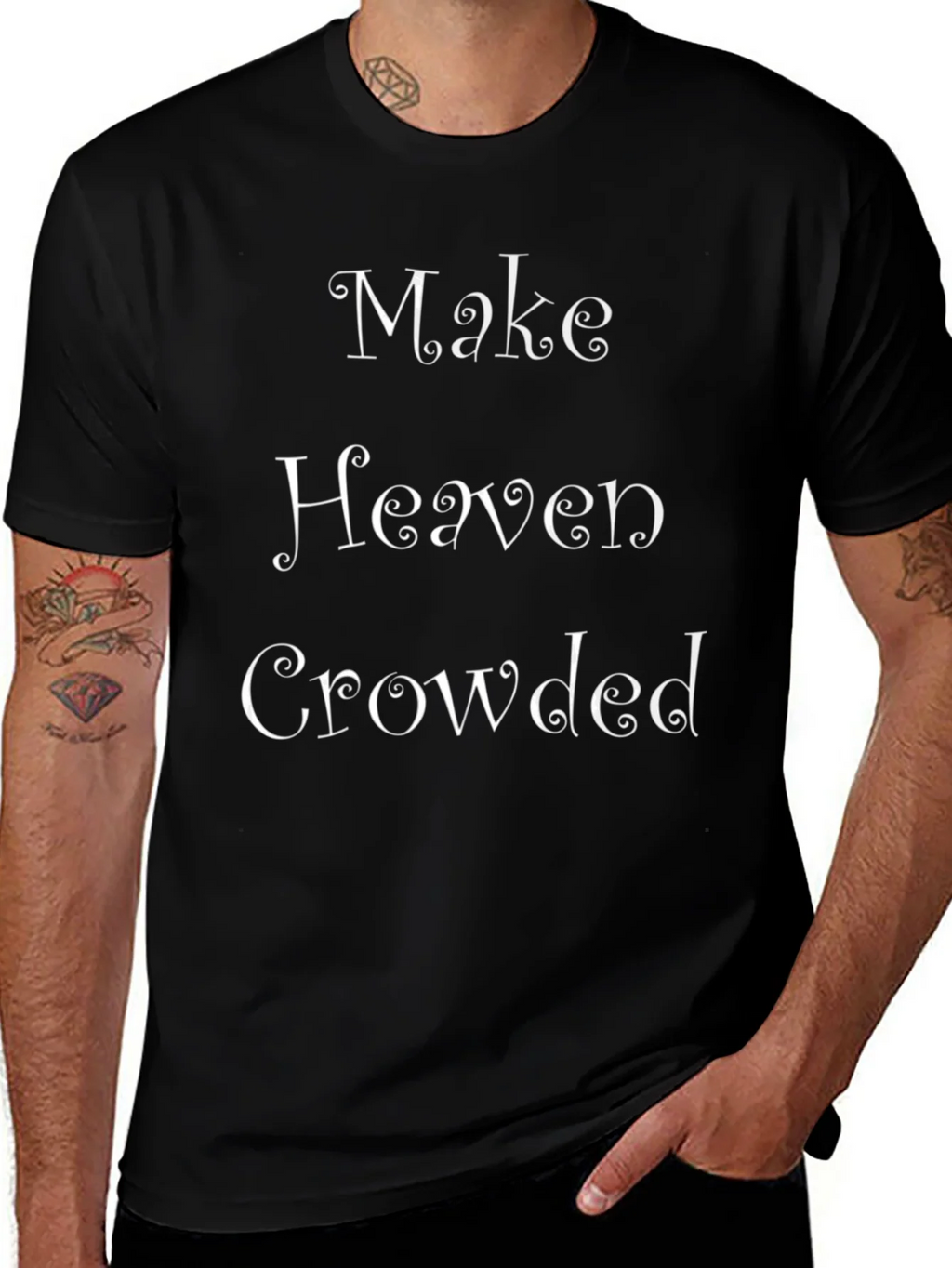 Make Heaven Crowded Graphic Tee - Christian T-Shirt
