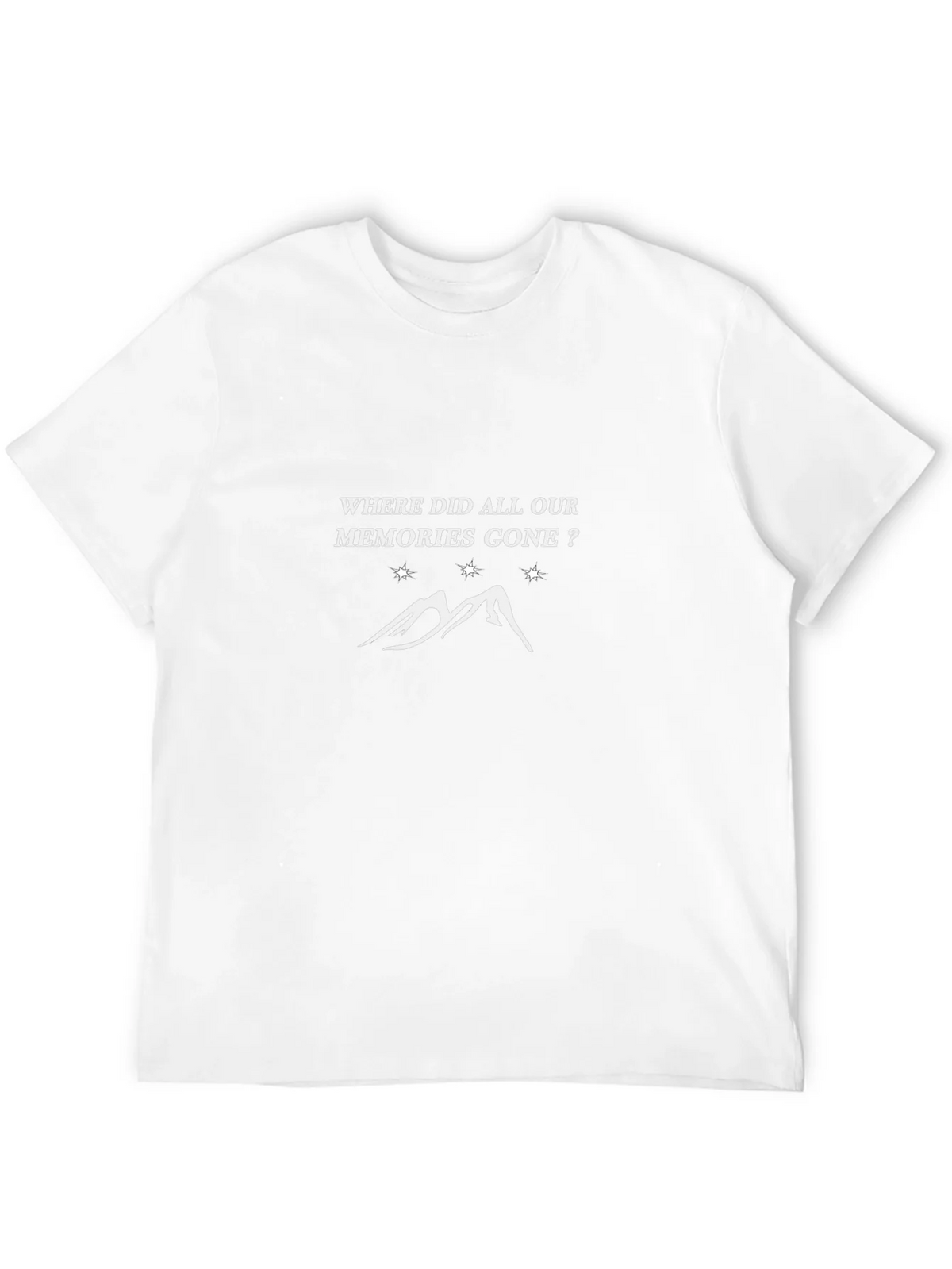Memories Gone Graphic Tee - Black T-Shirt
