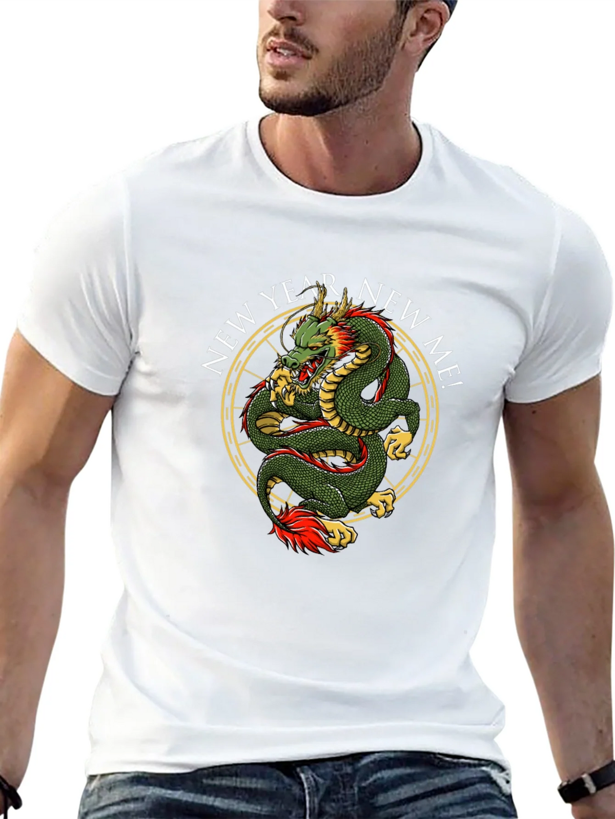 New Year New Me Dragon Graphic Tee