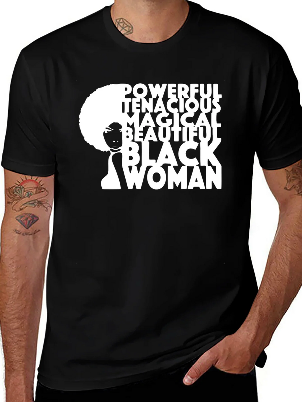 Powerful Black Woman Graphic Tee
