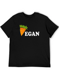 Vegan Carrot Cartoon T-Shirt