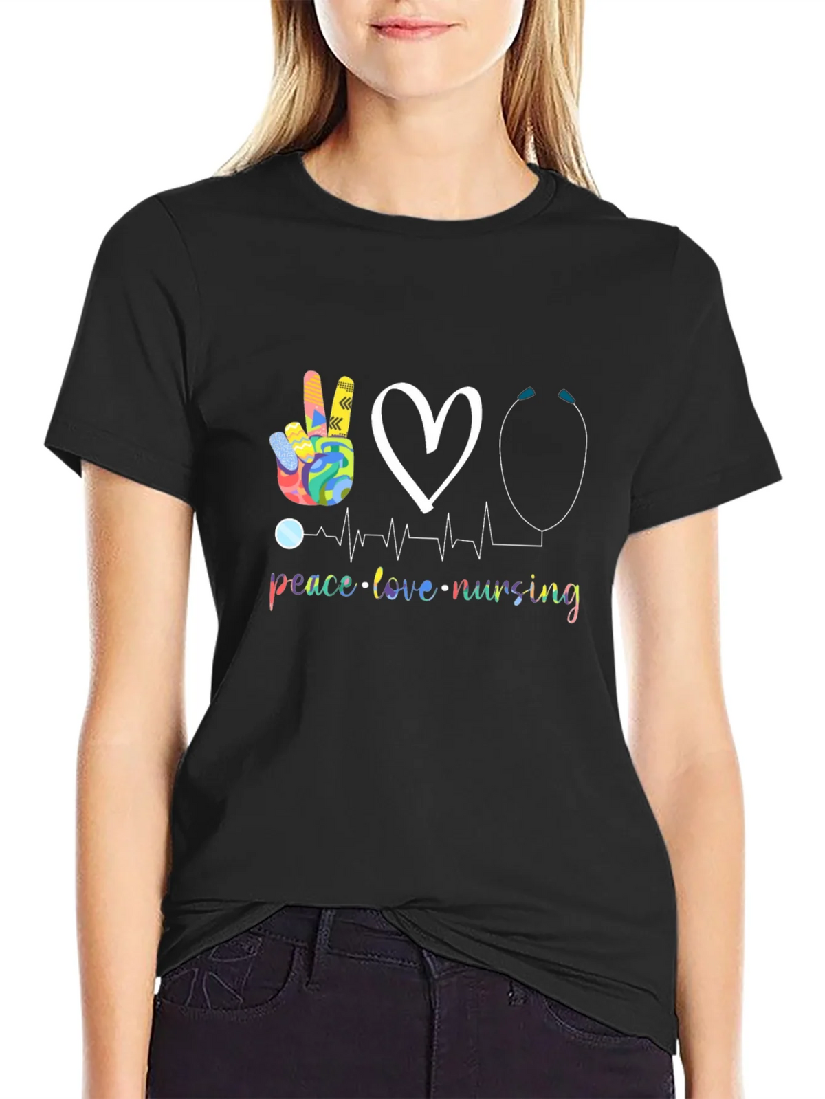 Peace Love Nursing T-Shirt