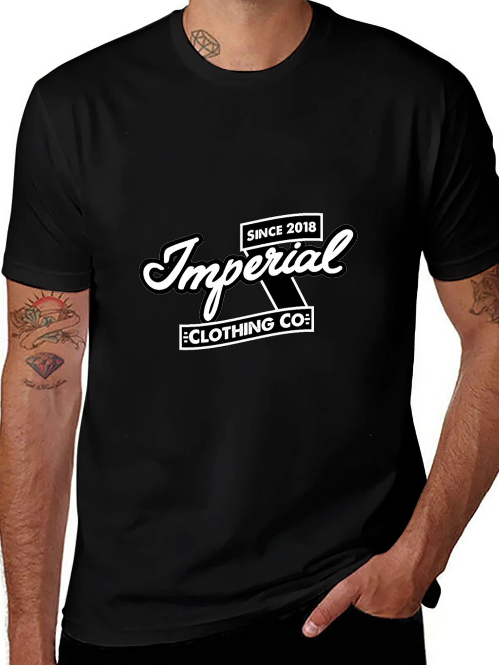 Imperial Clothing Co. Black Graphic Tee