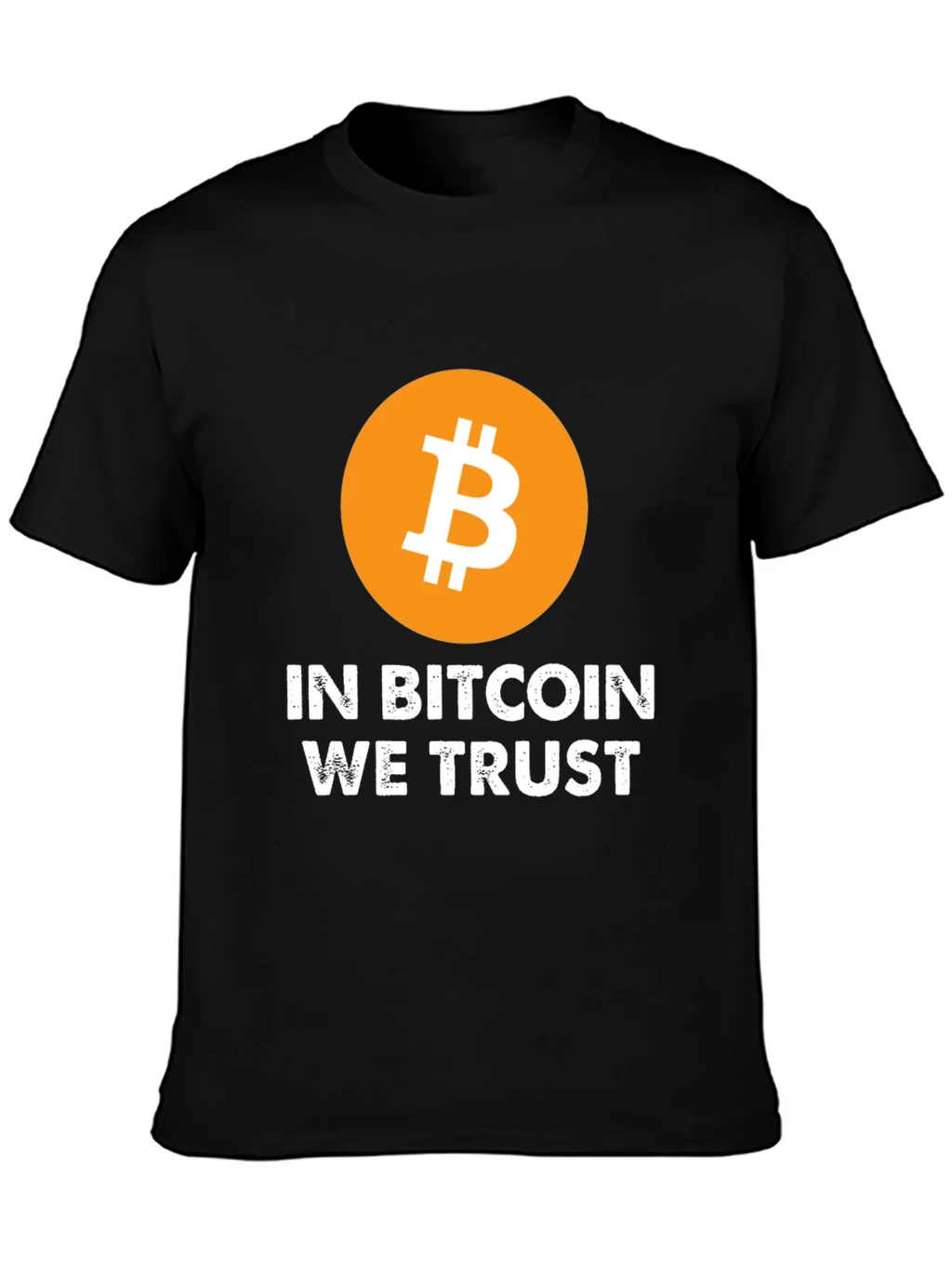 In Bitcoin We Trust Black T-Shirt
