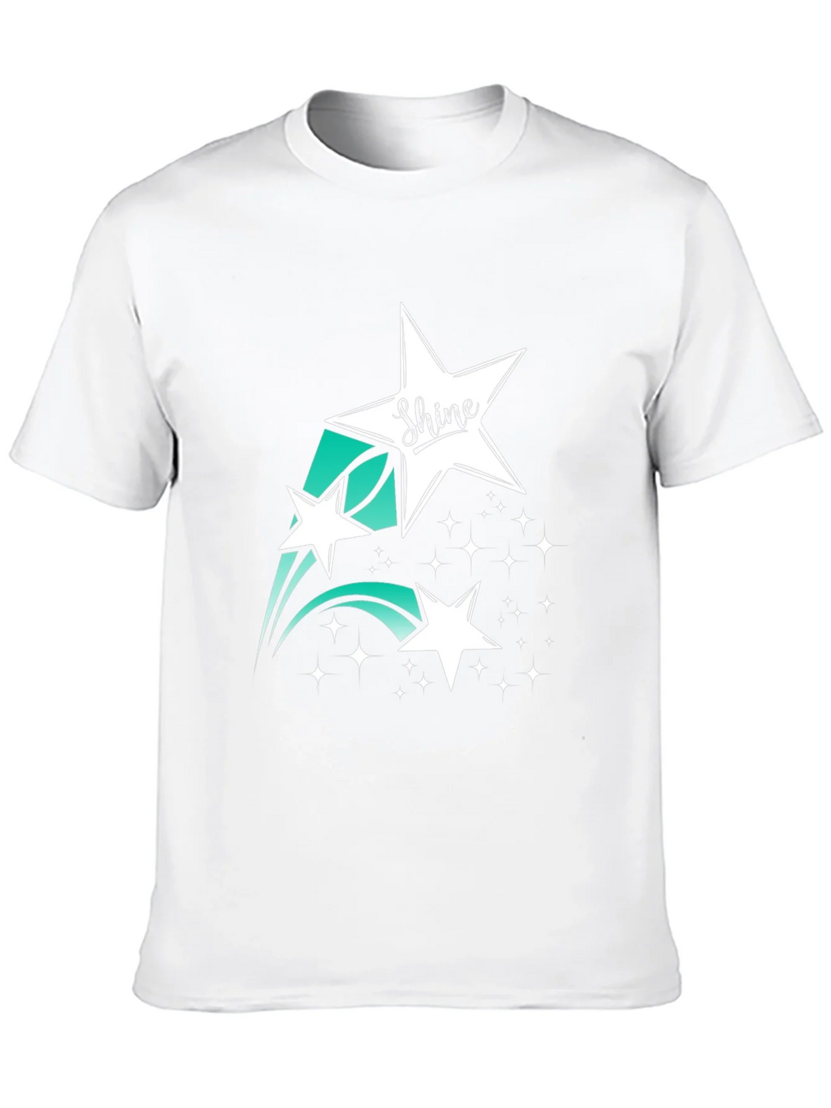 Shine Star Graphic Tee - Black